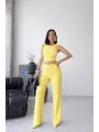 Sarı Halter Fitilli İkili Takım