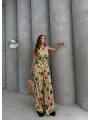 Desenli İspanyol Kuşaklı Tasarım Tulum