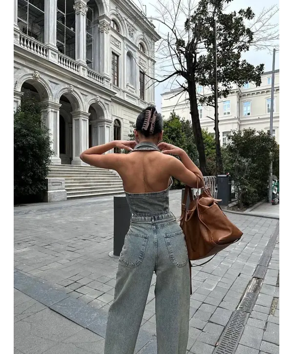 Eskitme Baggy Jean Pantalon
