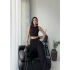 Siyah Halter Fitilli İkili Takım