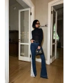 Tasarım Tül Detaylı Jean
