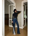 Tasarım Tül Detaylı Jean