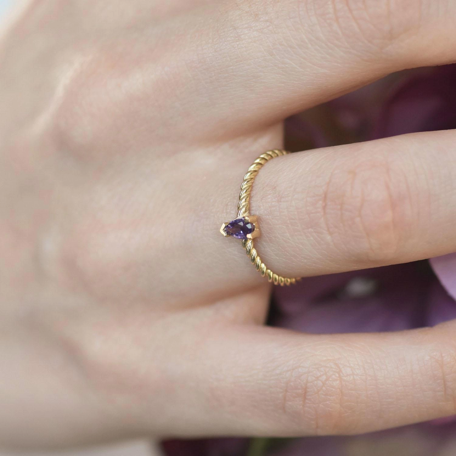 MADALYON AMETHYST YÜZÜK
