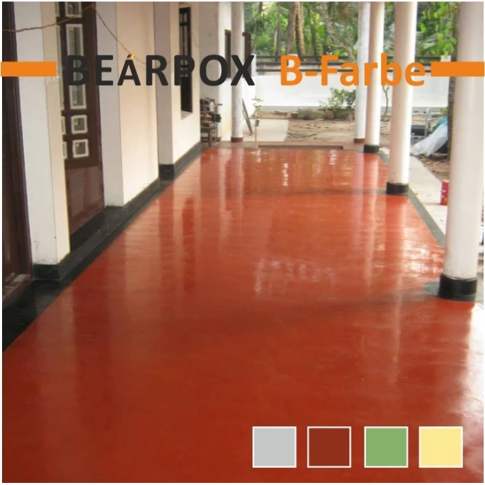 BearPOX B Farbe epoksi zemin boyası 20 kg Set Kırmızı