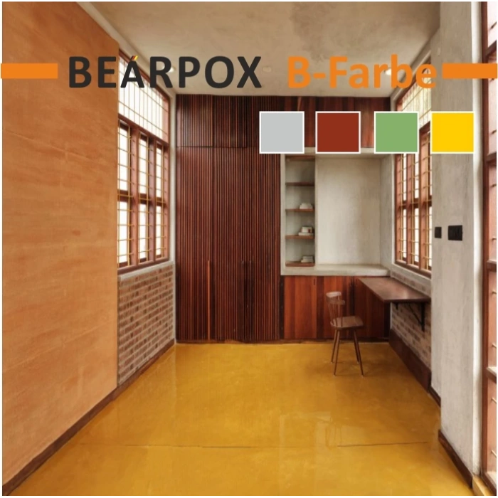 BearPOX B Farbe epoksi zemin boyası 20 kg Set Sarı