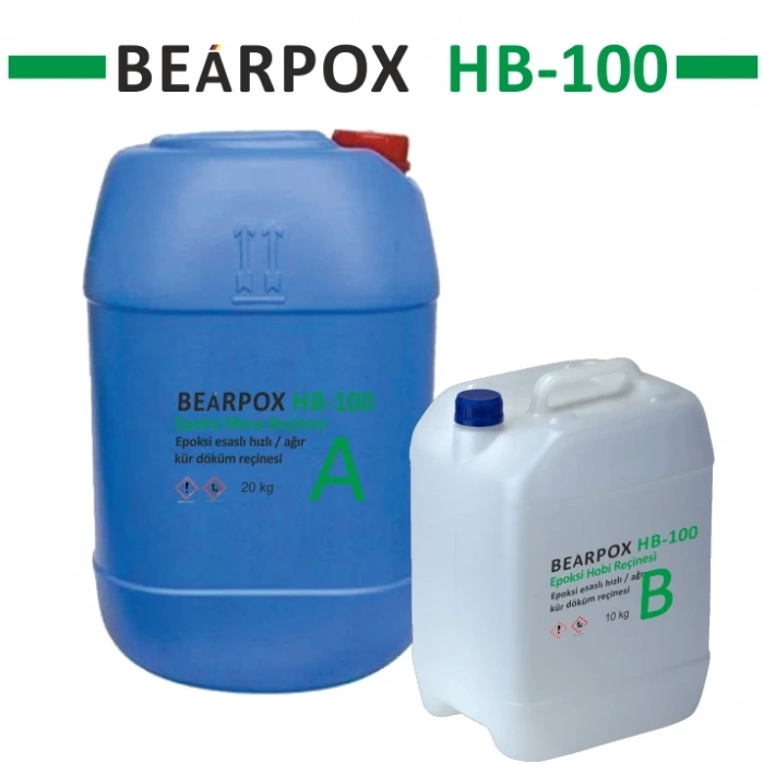 BearPOX HB 100 Hobi ve Sanatsal epoksi reçine 30 kg Set