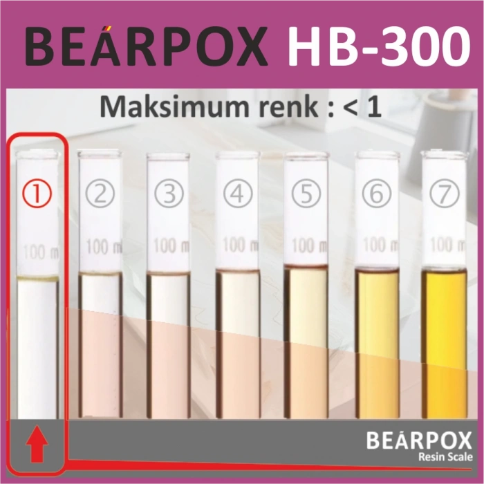 BearPOX HB 300 Hobi ve Sanatsal epoksi reçine 1600 g Set