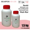 BearPOX HB 100 Hobi ve Sanatsal epoksi reçine 1500 g Set