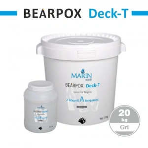 BearPOX Deck T epoksi güverte boyası 20 kg Set Gri