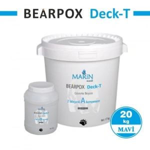 BearPOX Deck T epoksi güverte boyası 20 kg Set Mavi