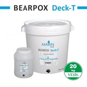 BearPOX Deck T epoksi güverte boyası 20 kg Set Yeşil
