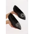 Kadın Klasik Topuklu Ayakkabı 6560 - Siyah Cilt