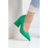 Kadın Klasik Topuklu Ayakkabı SH188 - Yeşil