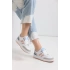 Unisex Spor Ayakkabı CON02 - Beyaz Pudra