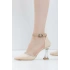 Kadın Klasik 7cm Topuklu Ayakkabı 2083 - Ten