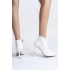 Kadın Topuklu Bot  2592 - Beyaz