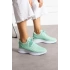 Unisex Triko Sneaker 015 - Mint Yeşili Beyaz