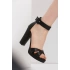 Kadın 11cm Klasik Topuklu Ayakkabı 2099 - Siyah