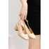 Kadın 5cm Klasik Topuklu Ayakkabı 2097 - Ten