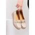 Kadın Hakiki Deri Loafer BY128 - Bej