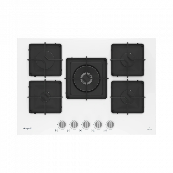 ARÇELİK OCD K 752 EWB Gazlı Cam Tablalı Ocak