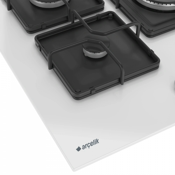 ARÇELİK OCD K 752 EWB Gazlı Cam Tablalı Ocak