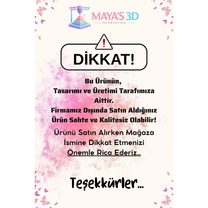 Stant Salıncaklı 3 Boyutlu Gül Temalı Sarkan Dekoratif Masaüstü Obje Biblo