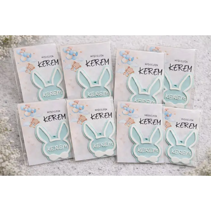 20 Adet İsimli Kişiye Özel Hediyelik Tasarım Kartlı Anahtarlık (İstediğiniz Gibi Tasarlıyoruz)