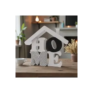 Modern Çatılı Ev - Mükemmel Ev Dekorasyonu İçin Obje (3D Yüksek Kalite) 20cm x 17cm