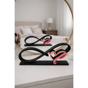 Sonsuz Kalp Masa Dekoru Sevgililer Günü Özel Hediyelik Tasarım (3D Yüksek Kalite)