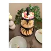 Üç Katlı Atıştırmalık ve Pasta Servis Standı (3D Yüksek Kalite)