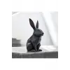 Minimalist Dekoratif Tavşan Figürü (3D Yüksek Kalite) 8cm x 12cm x 15cm