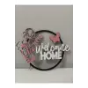 Welcome Home - Evime Hoşgeldin Temalı Dekoratif Figür, Kapı Süsü Ev Dekorasyon Ürünü