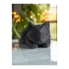 Sevimli Oturan Yavru Kedi Ev Dekorasyonu Dekoratif Figür, Biblo 3D 15x11cm