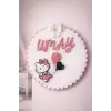 Hello Kitty Temalı İsme Özel Tasarım Kız Bebek ve Çocuk Kapı Süsü