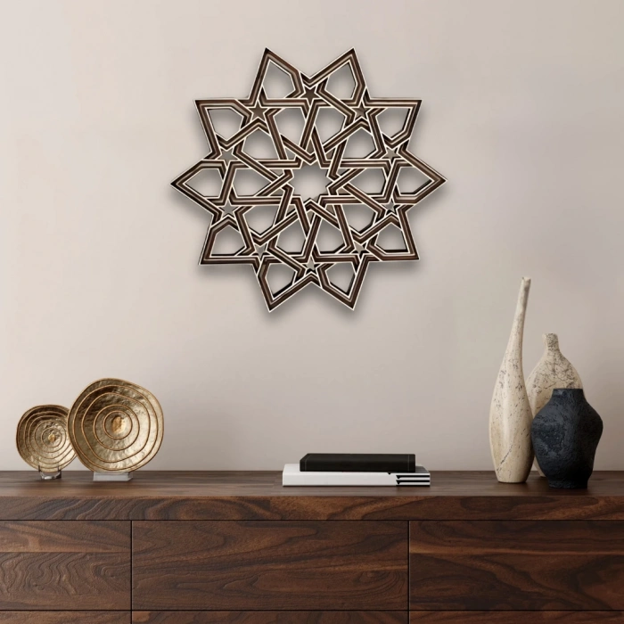 Kelt Düğümlü Ahşap Duvar Dekoru