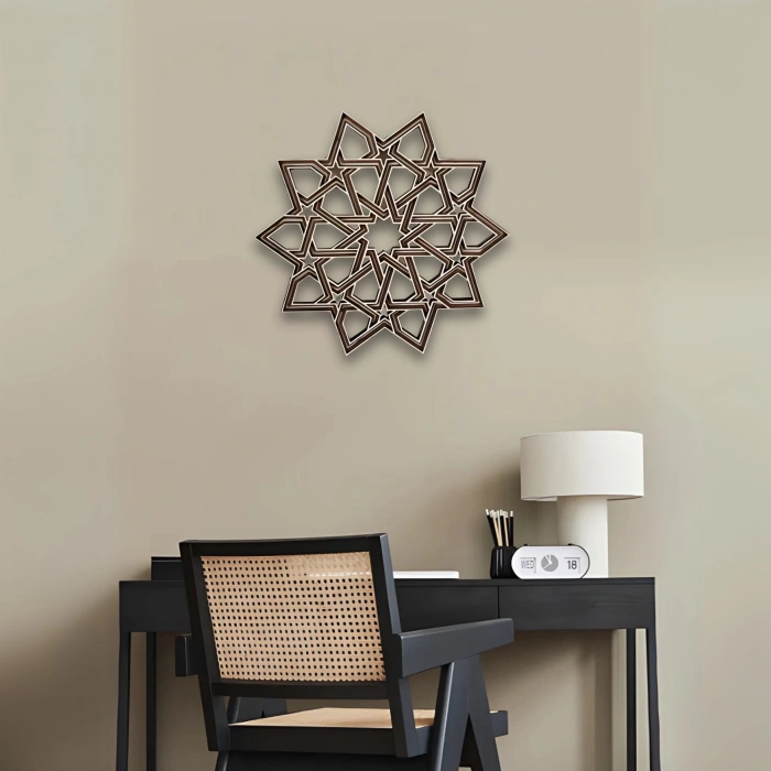 Kelt Düğümlü Ahşap Duvar Dekoru