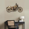 Motosiklet Temalı Katmanlı Ahşap Duvar Dekoru