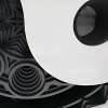 Yin Yang Temalı Katmanlı Ahşap Duvar Dekoru