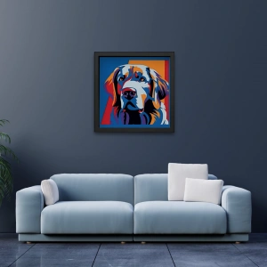 3 Boyutlu Alman Kurdu Çok Katmanlı Ahşap Duvar Dekoru