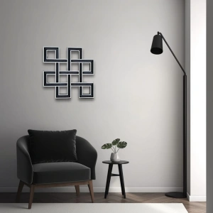 Kelt Düğümlü Ahşap Duvar Dekoru