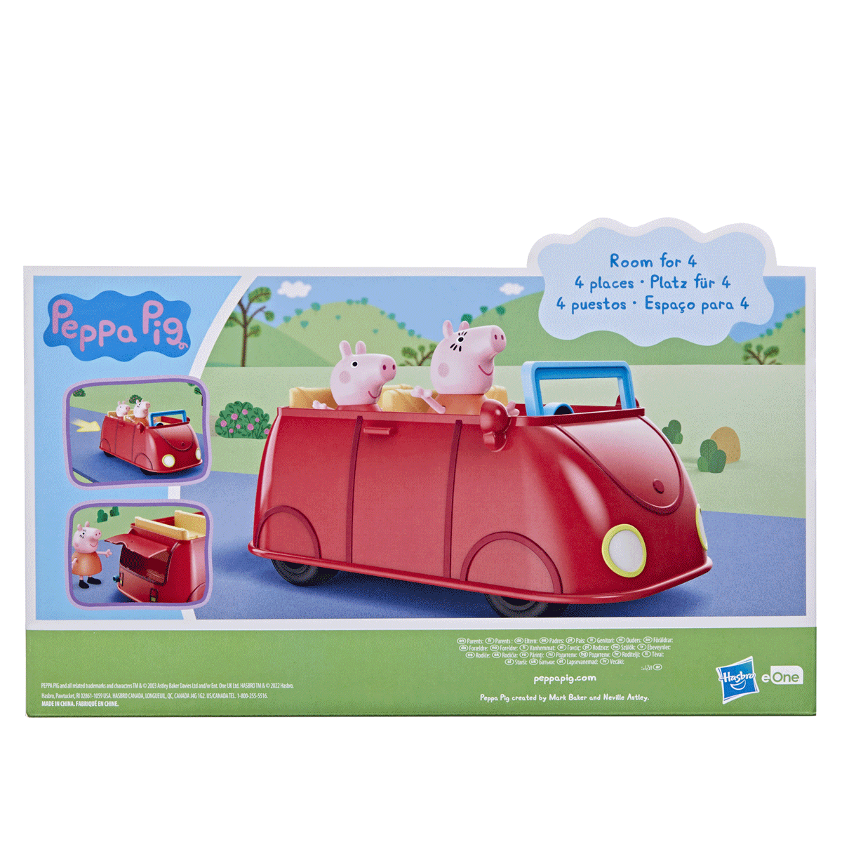 F2184 Peppa Pig Kırmızı Aile Aracı +3 yaş
