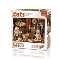 20090 PUZZLE 500 CATS İN THE LİBRARY