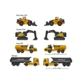 8503105000 Volvo Construction 4 Pieces Giftpack