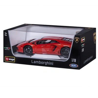 11033 Burago 1:18 Lamborghini Aventador LP700-4 Turuncu Model Araba