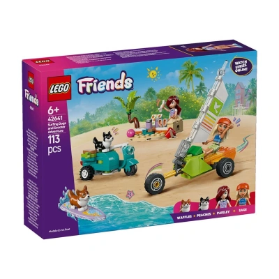 42641 Lego Friends Sörfçü Köpekler ve Scooter Macerası 113 parça +6 yaş