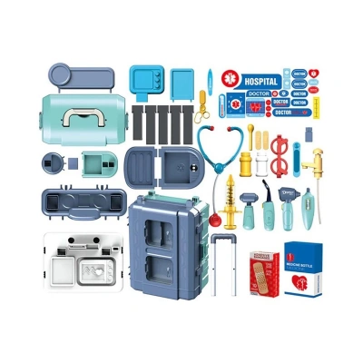 4371 Işıklı Bavul Doktor Seti -Sunman