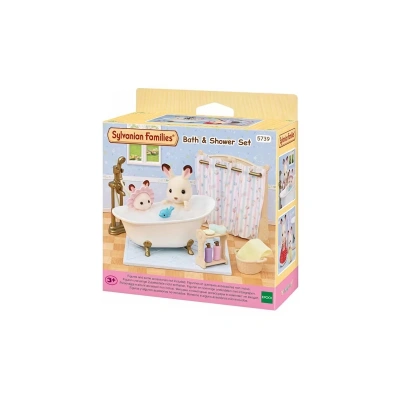 5739 Sylvanian Families Banyo ve Duş Seti (figürler dahil değildir) +3 yaş