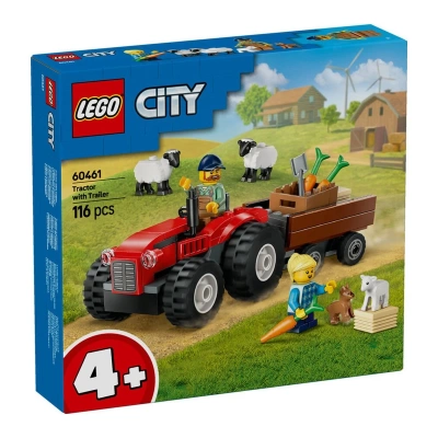 60461 Lego City Römorklu Çiftlik Traktörü 116 parça +4 yaş