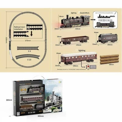 621B RETRO VAGONLARI IŞIKLI LÜX TREN
